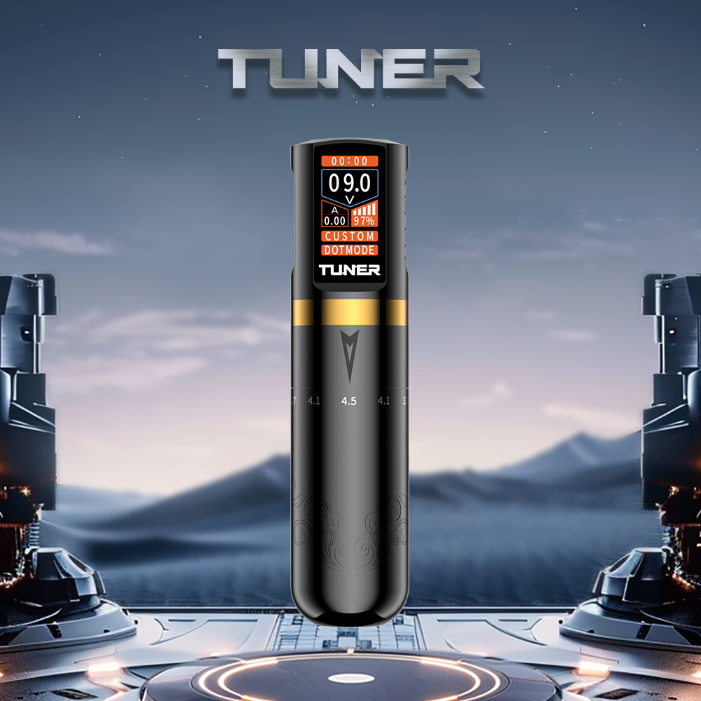 Profesionální bezdrátový tetovací strojek – silný motor, stabilní výkon, dlouhá výdrž