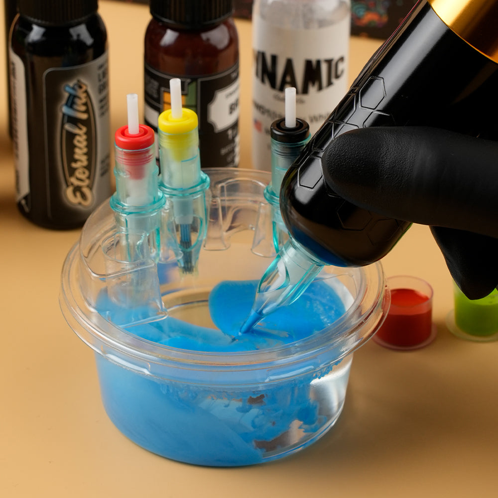 圆形塑料洗针杯