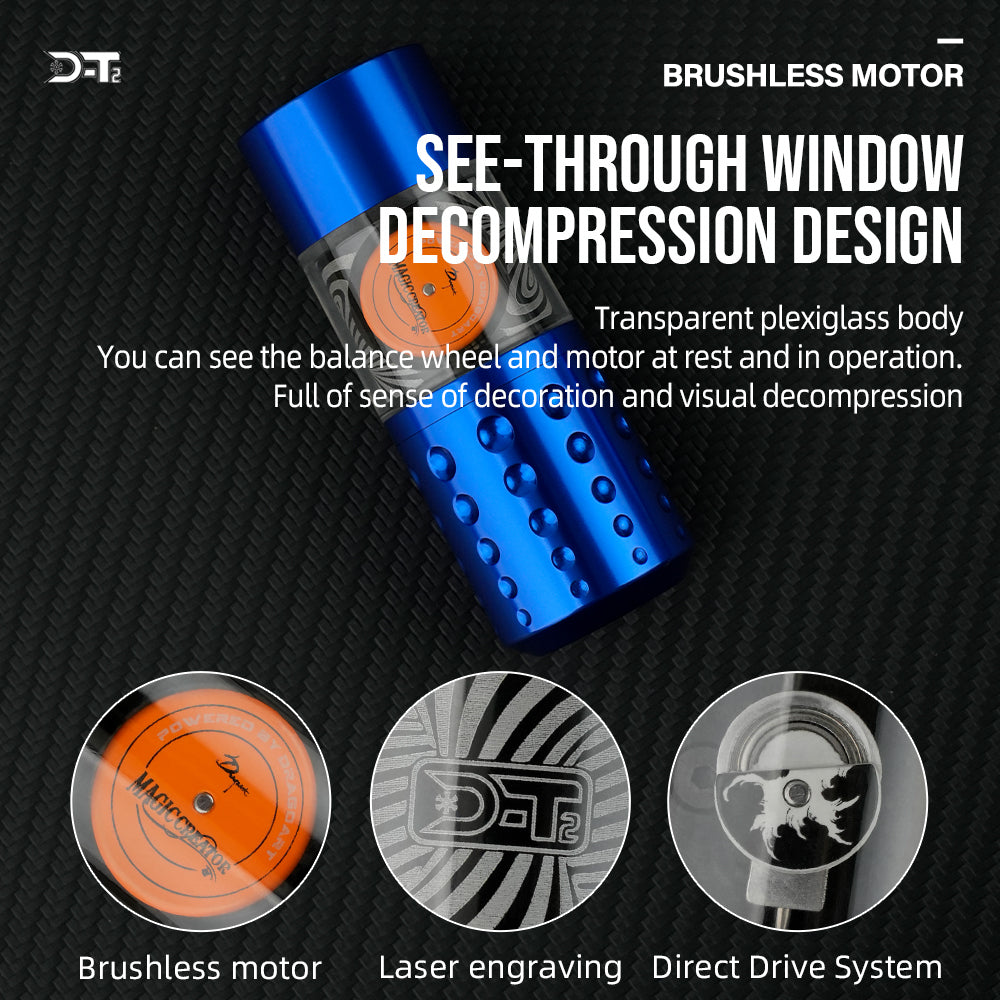 Digitální tetovací strojek s displejem – přesné nastavení napětí